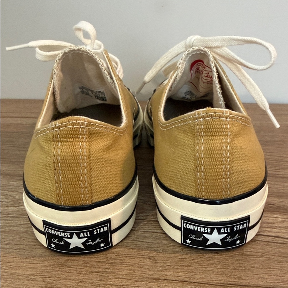 Converse All Star Chic Taylor Ochre Canvas Sneakers, NWOT - Picture 2 of 10